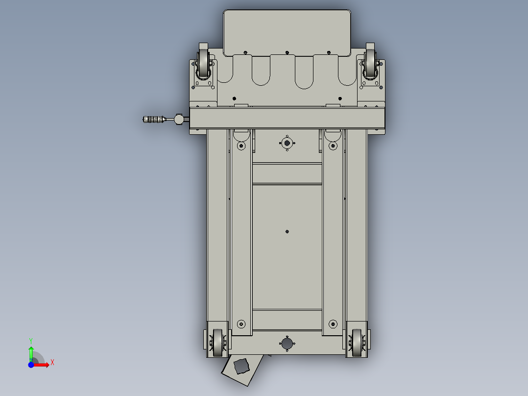 扭力测力仪的动态校准平台前视图