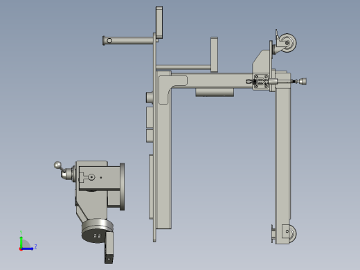 扭力测力仪的动态校准平台左视缩略图