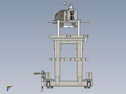 扭力测力仪的动态校准平台俯视缩略图