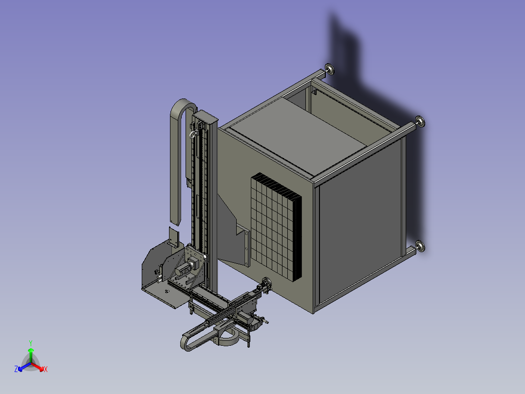 PCB上料正等轴测图