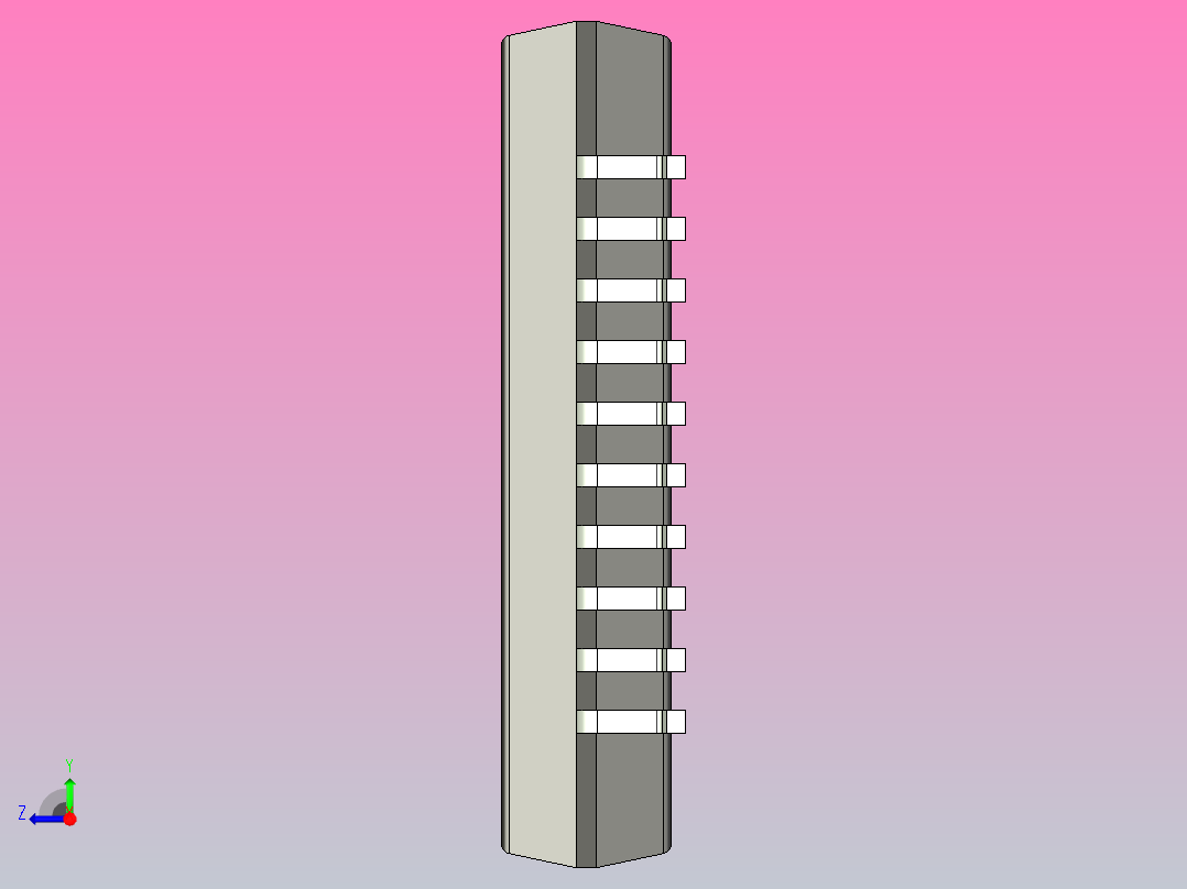 SOP 封装（小外形封装）SOP63P600X175-20N右视图