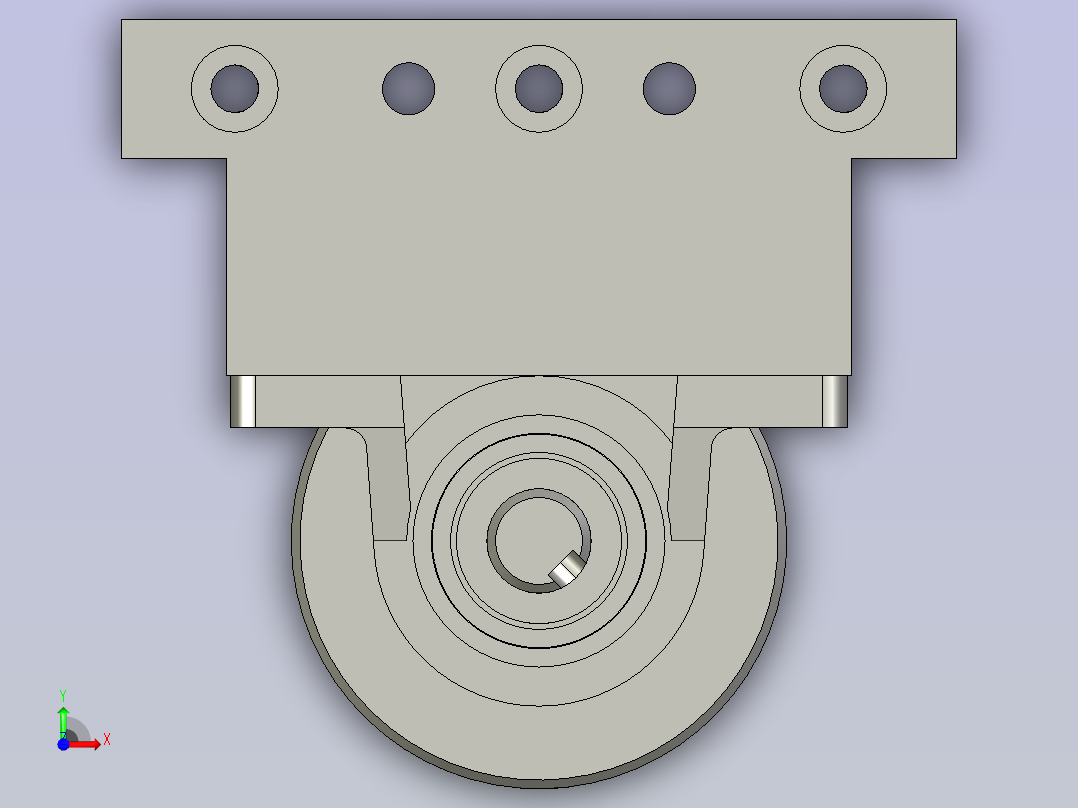 14AC-流水线驱动轴配合前视图