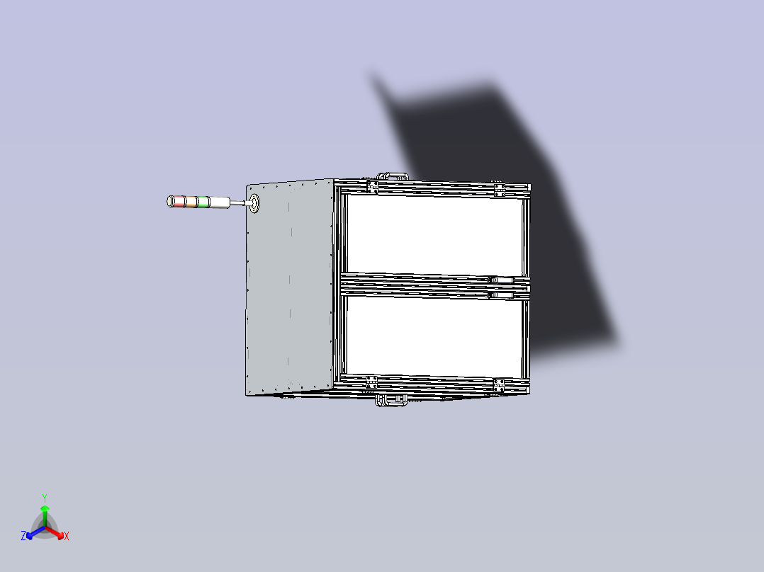 双工位六轴焊锡机正等轴测图