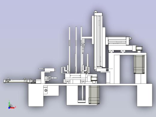 桌面式的弹夹取放料机构前视缩略图