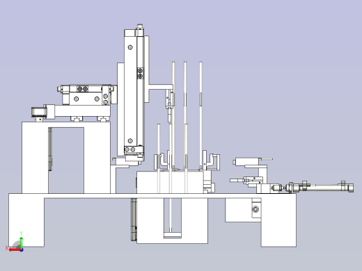 桌面式的弹夹取放料机构后视缩略图