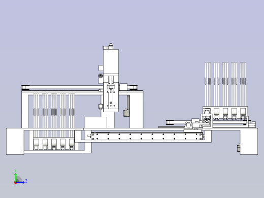 桌面式的弹夹取放料机构左视缩略图