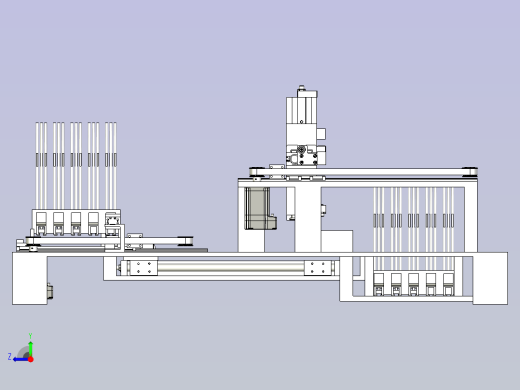 桌面式的弹夹取放料机构右视缩略图