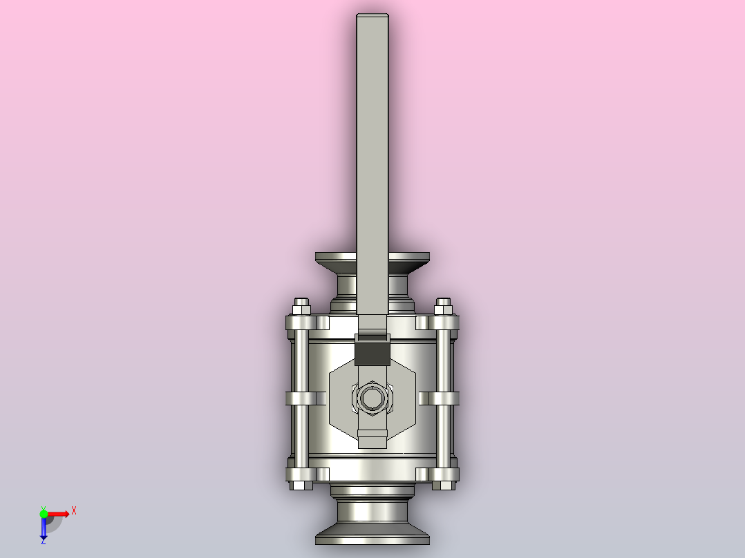 IQP-01手动卡式球阀[IQP-01-1.25s]俯视图