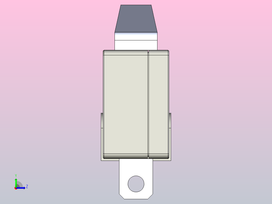 SS-5GL微动开关左视图