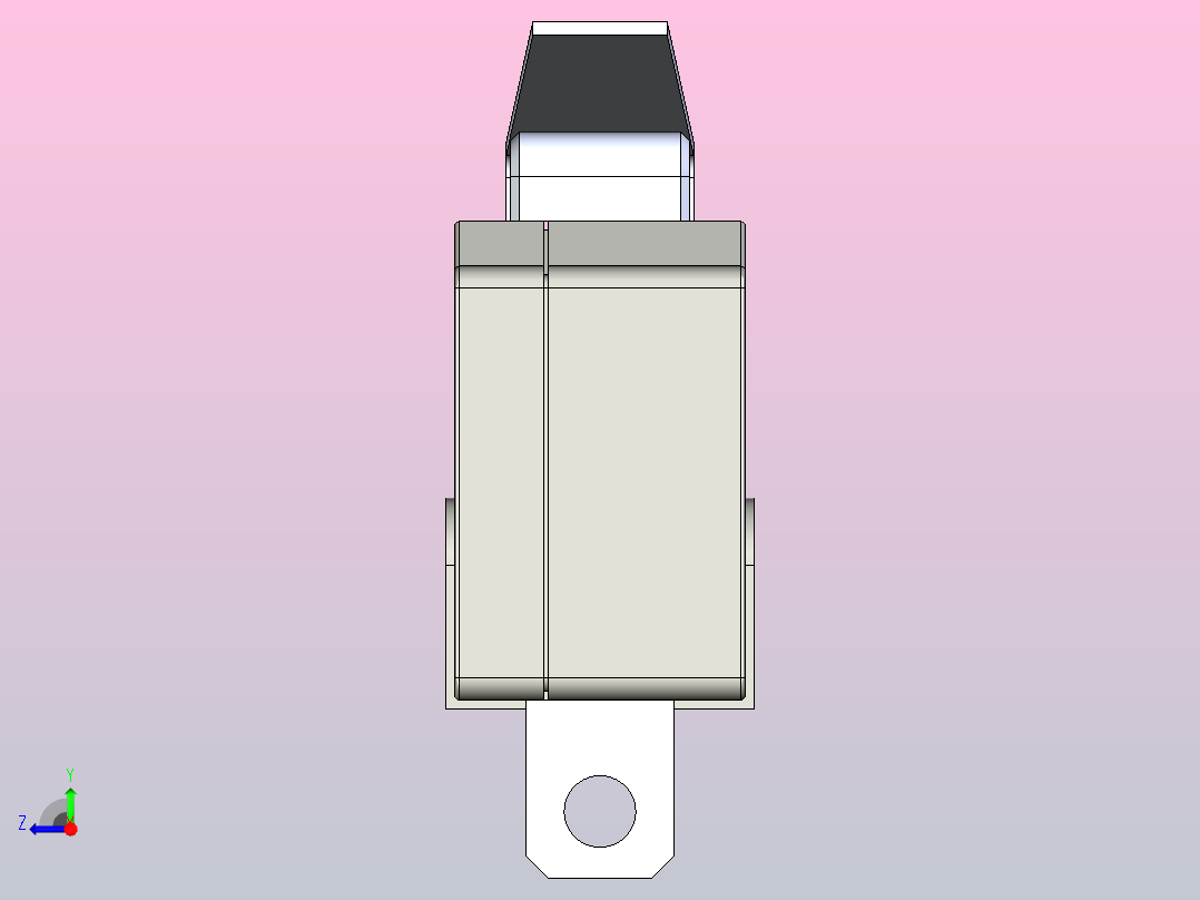 SS-5GL微动开关右视图