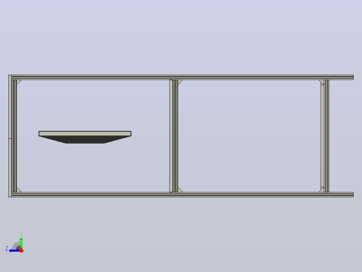 20x20铝型材计算机桌_18右视缩略图