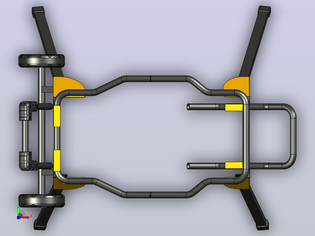 DeWalt DWE7492台锯滚动支架前视图