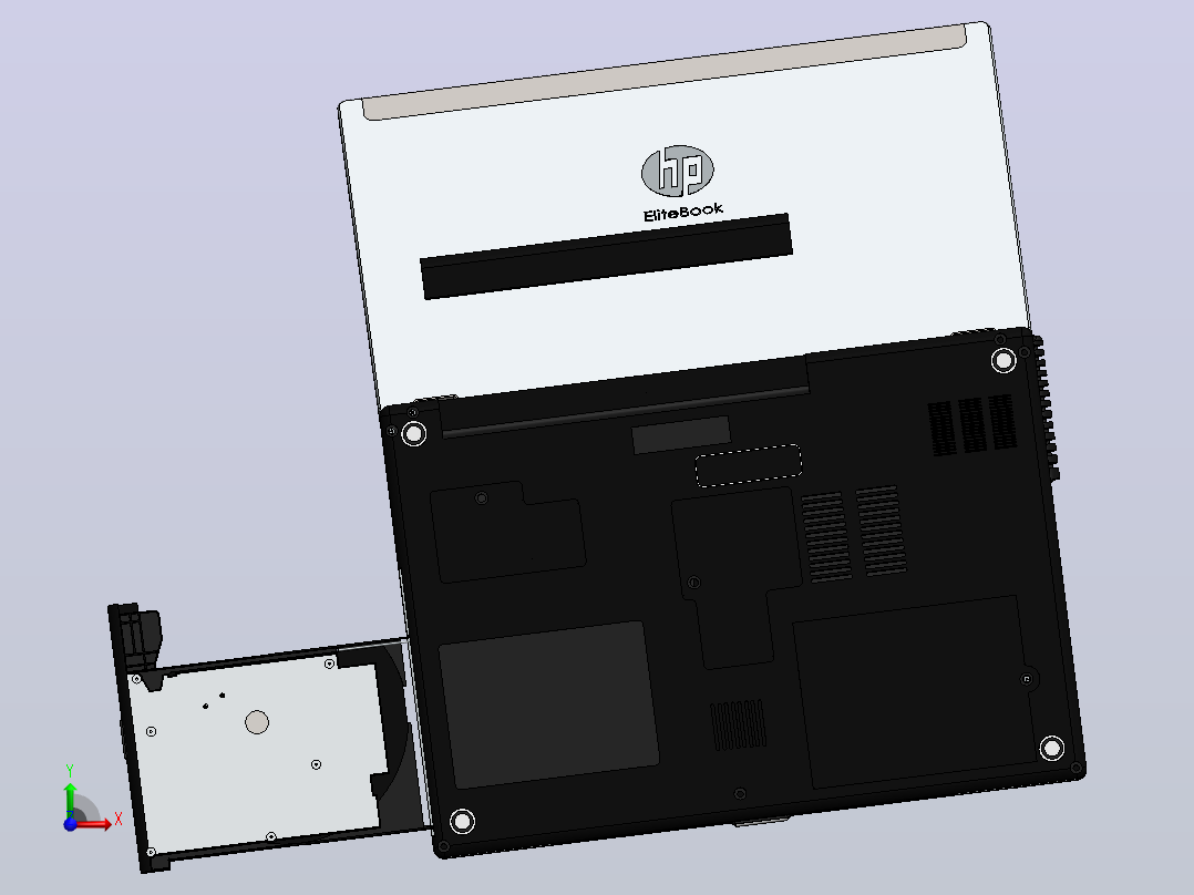 惠普elitebook p 前视图
