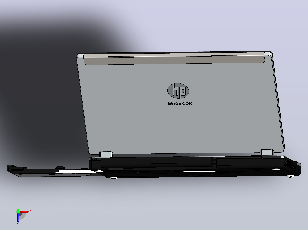 惠普elitebook p 俯视图