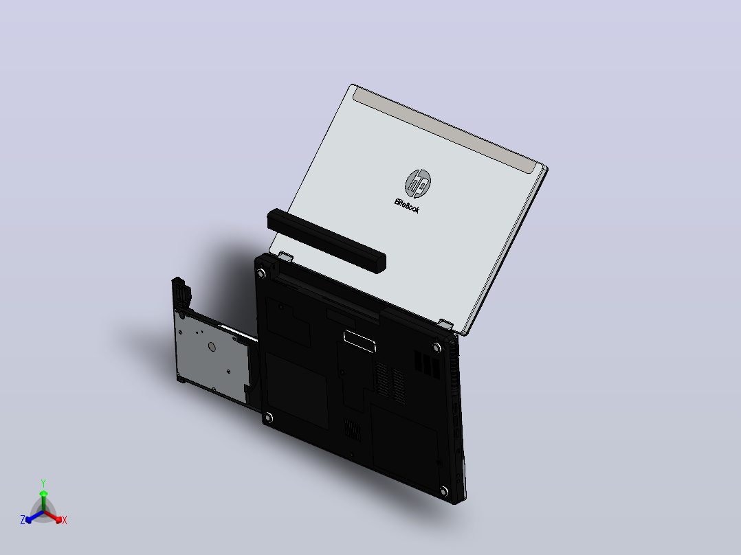 惠普elitebook p 正等轴测图
