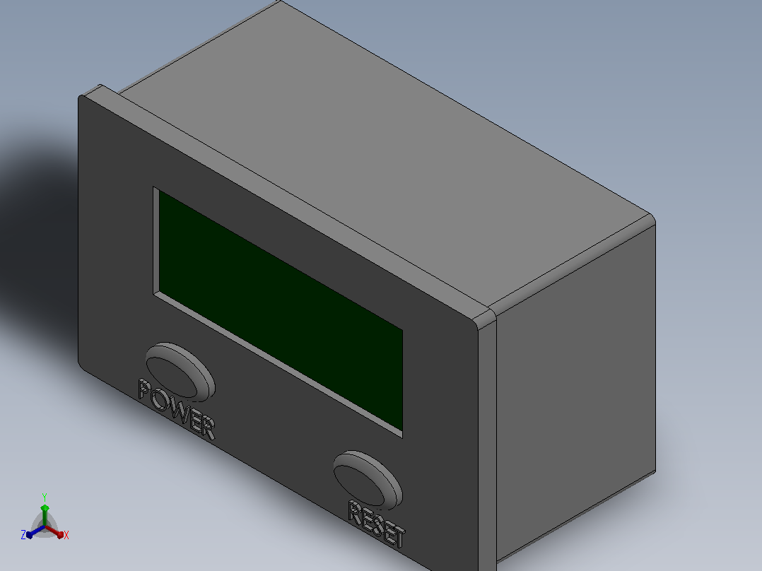 DIGITEN LCD 数字计数器主视图