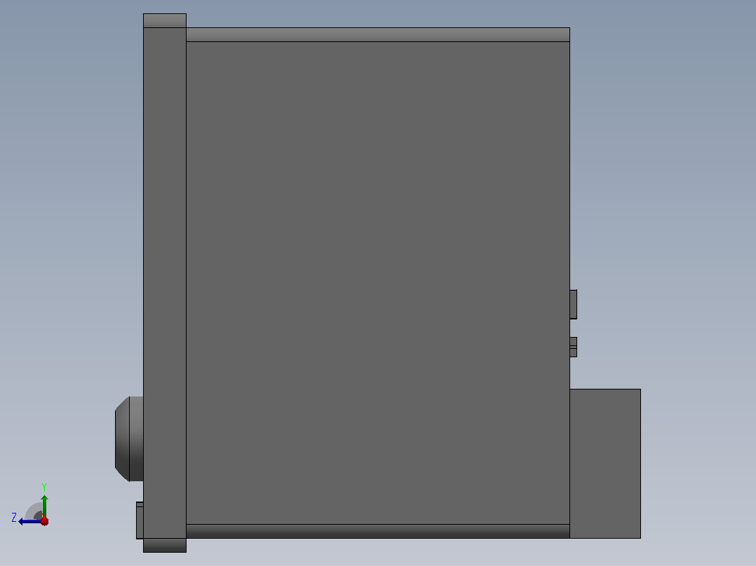 DIGITEN LCD 数字计数器右视图