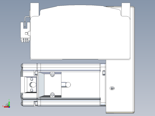 皮带直线轴半封闭可选导轨TPA-HNB-140D-120-L350-LP-Y-P40-N3后视缩略图