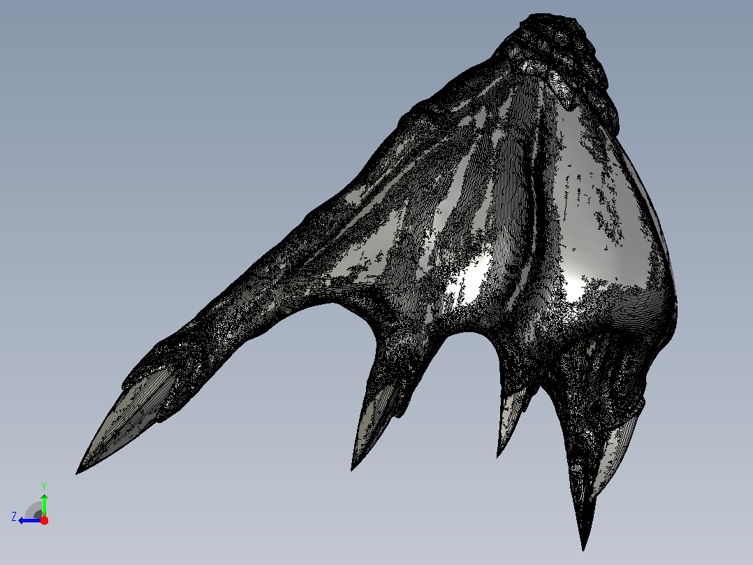 巴哈姆特右视图