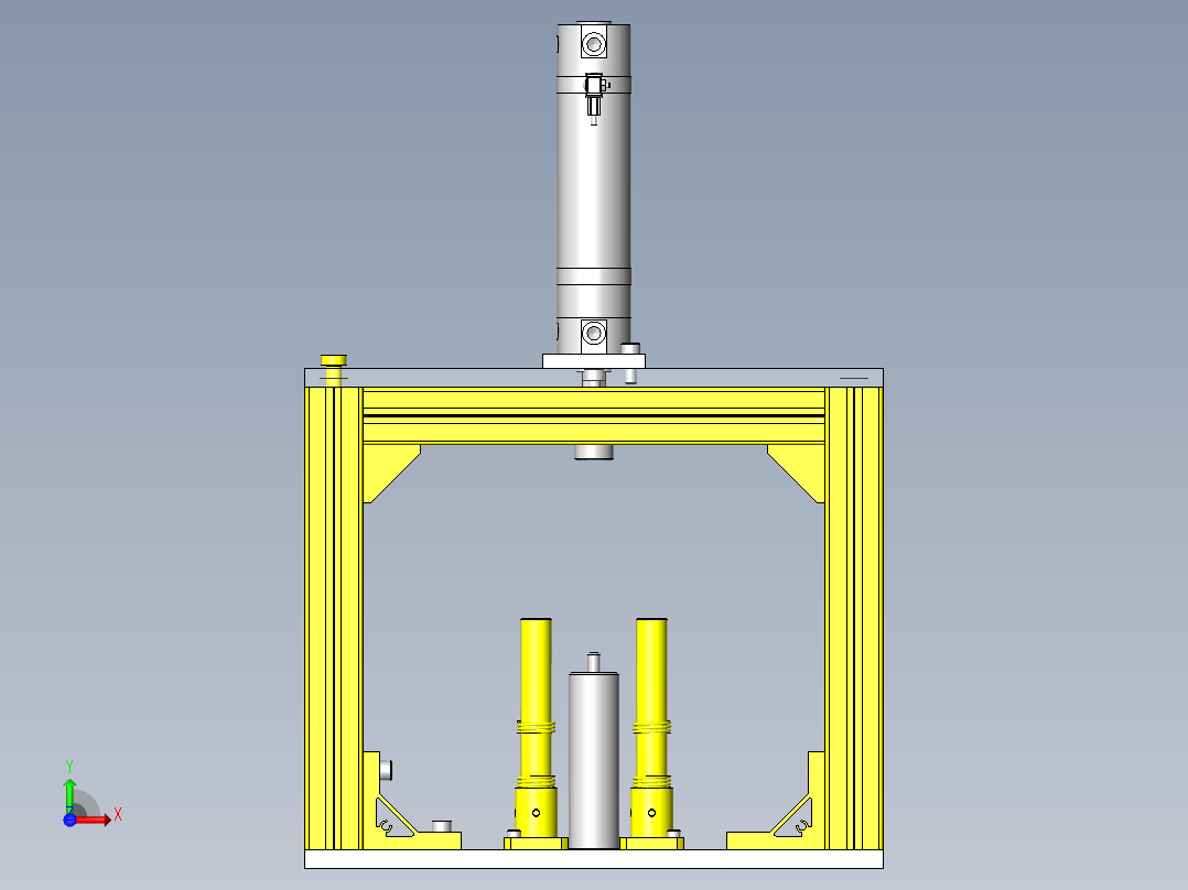 螺纹套压入机前视图