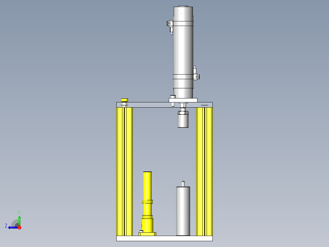 螺纹套压入机右视图