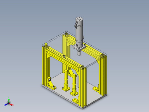 螺纹套压入机正等轴测缩略图