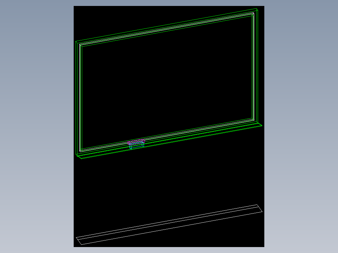 室内家具及植物的维模型十三-Q053