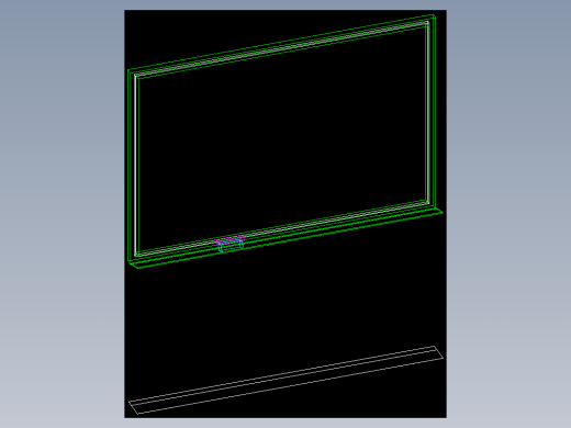 室内家具及植物的维模型十三-Q053