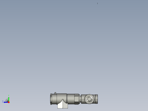 AUTOCAD 定压溢流阀设计右视缩略图