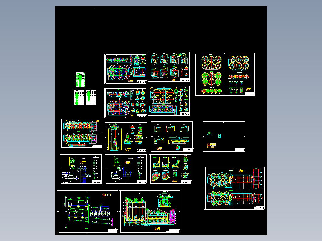 水泥储存及汽车散装系统全套图18张