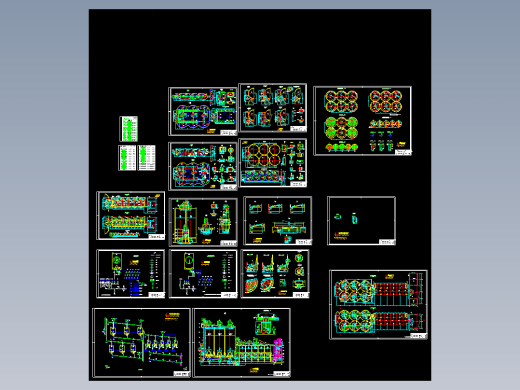 水泥储存及汽车散装系统全套图18张