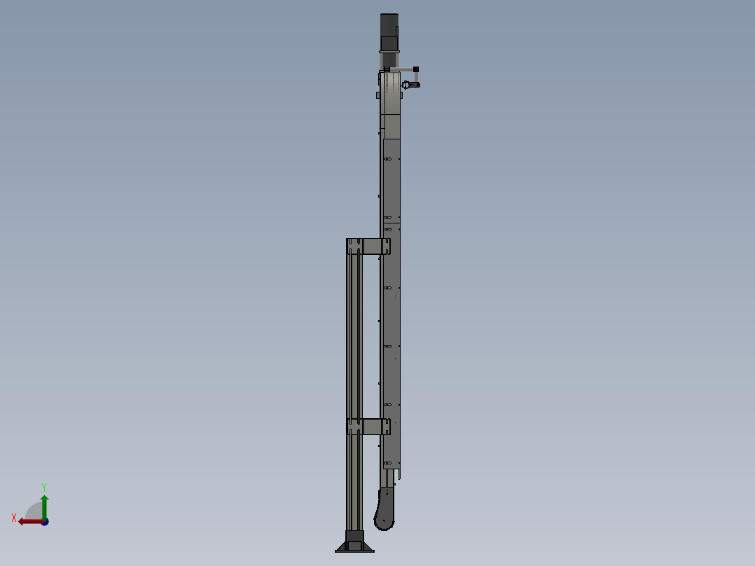 G968 物料提升机后视图