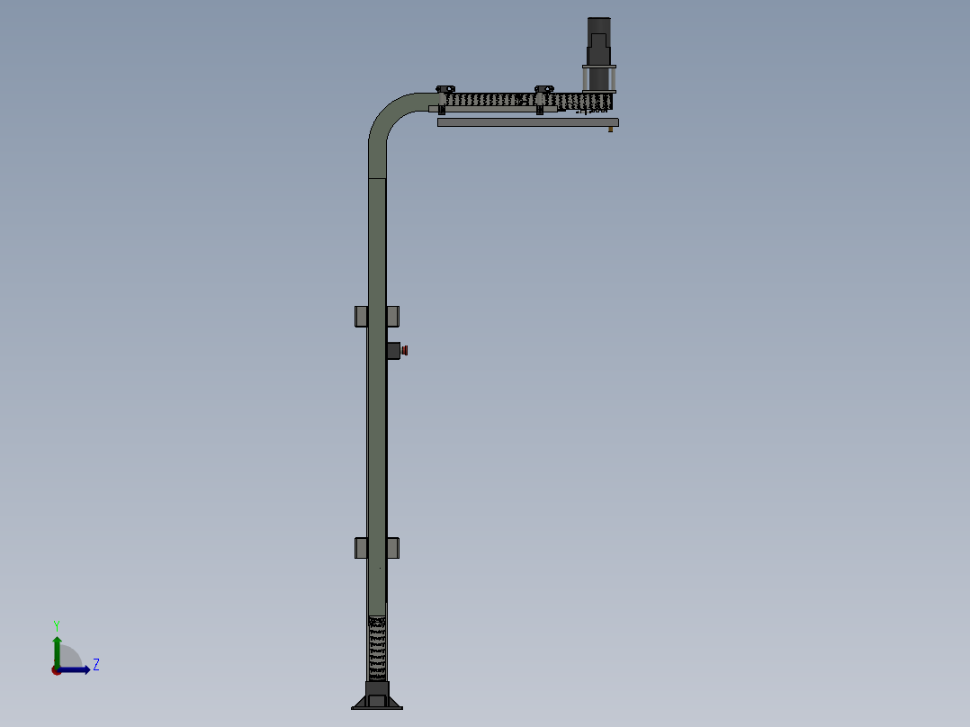 G968 物料提升机左视图