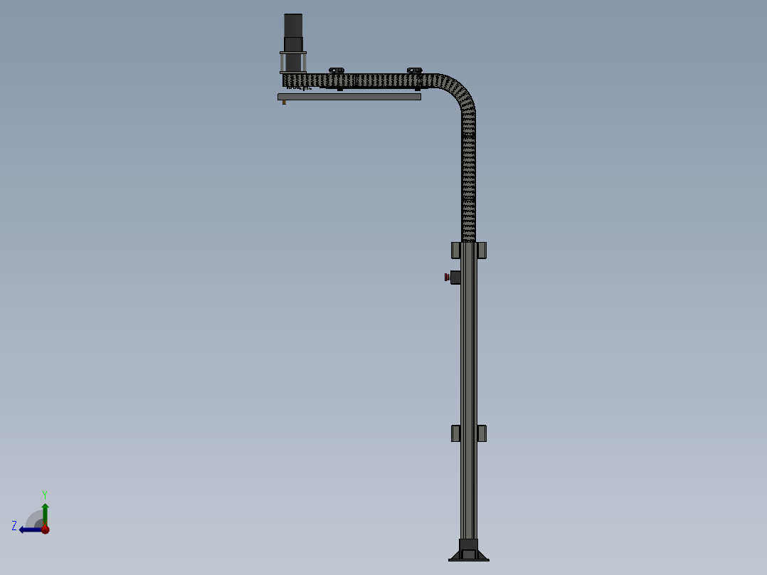 G968 物料提升机右视图