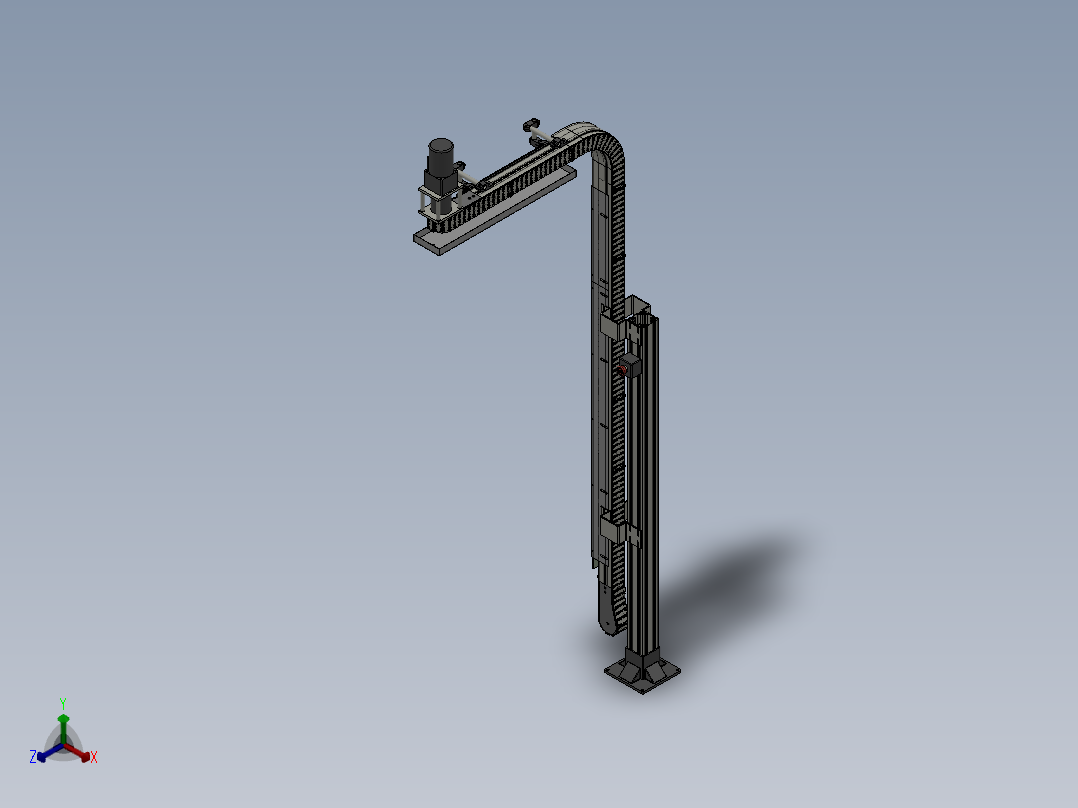 G968 物料提升机正等轴测图