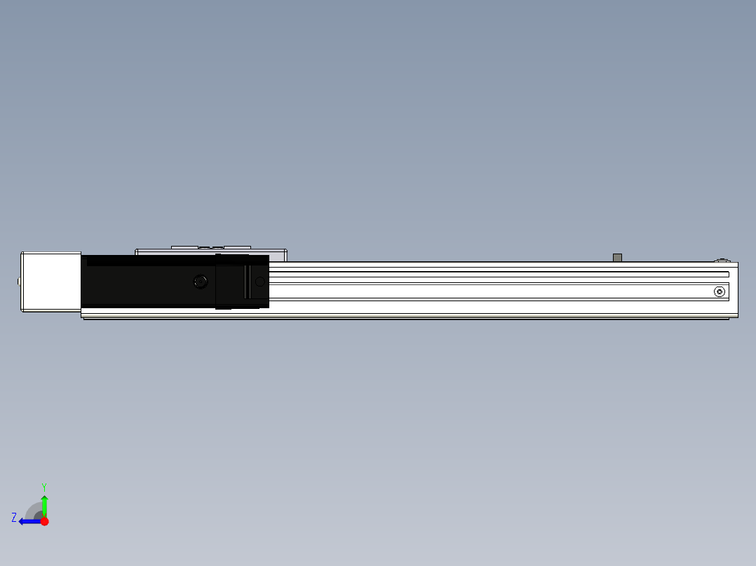 Toyo东佑达直线模组-ECH6-300-BL+煞車右视图