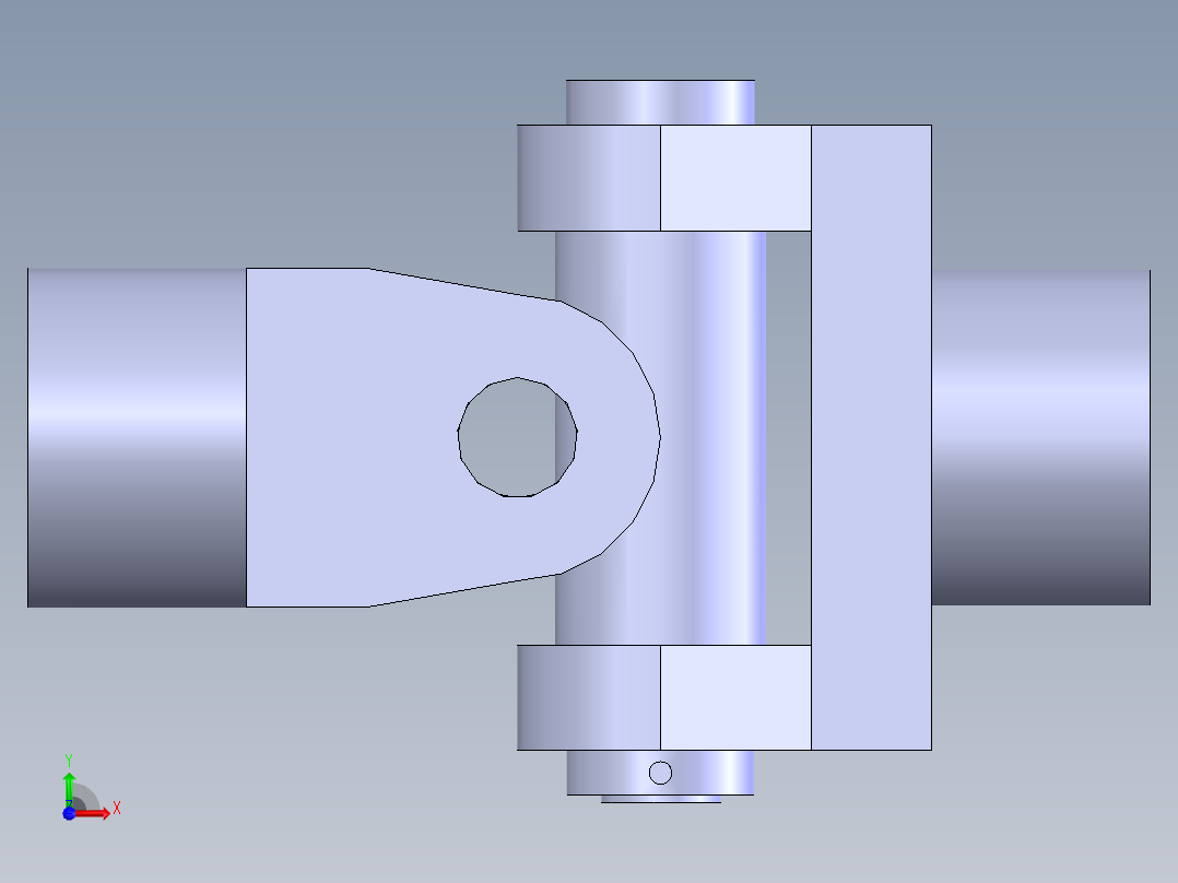 DL多角形橡胶联轴器前视图