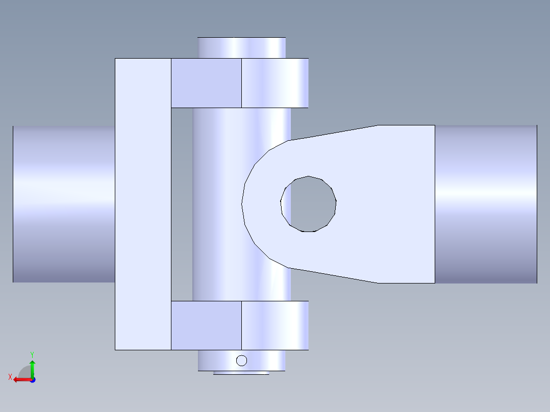 DL多角形橡胶联轴器后视图