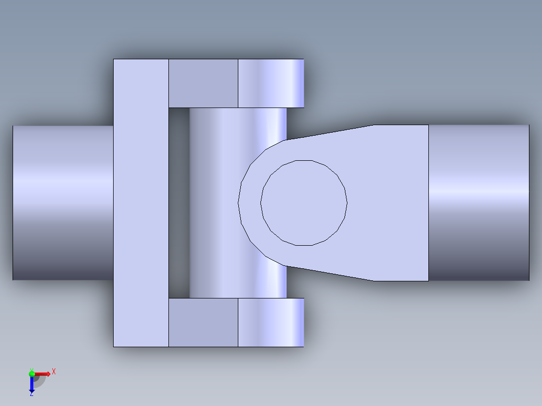 DL多角形橡胶联轴器俯视图