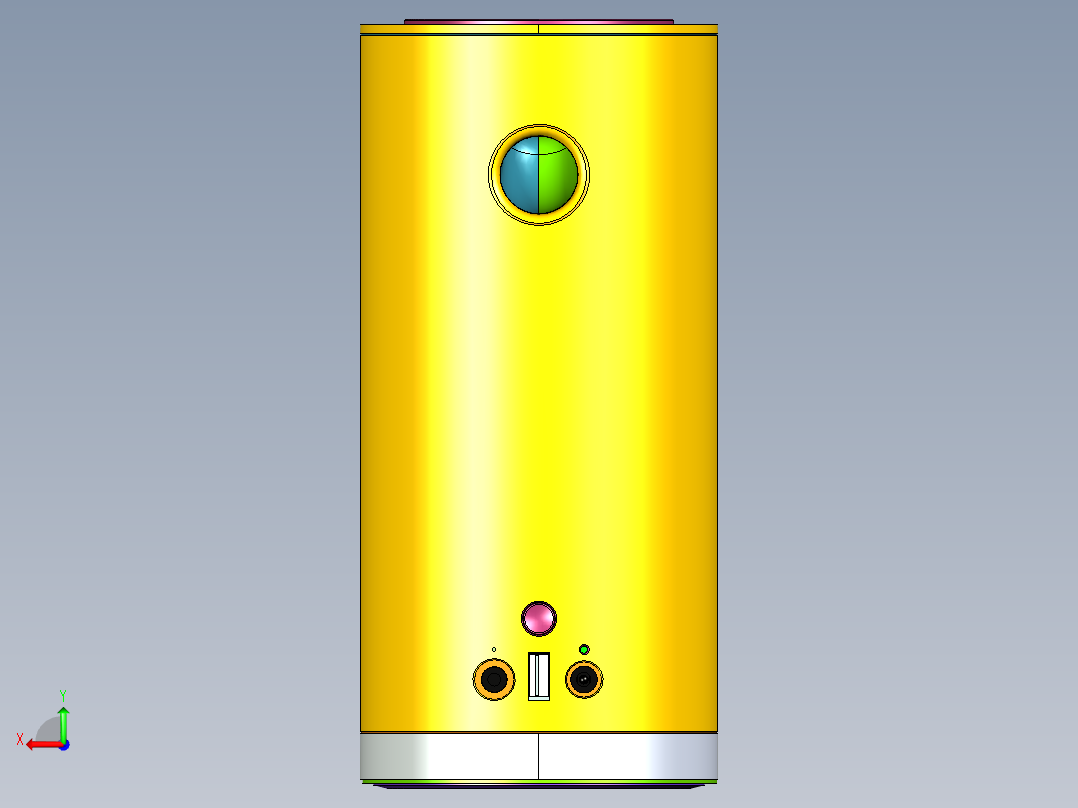 wifi & 蓝牙音箱后视图