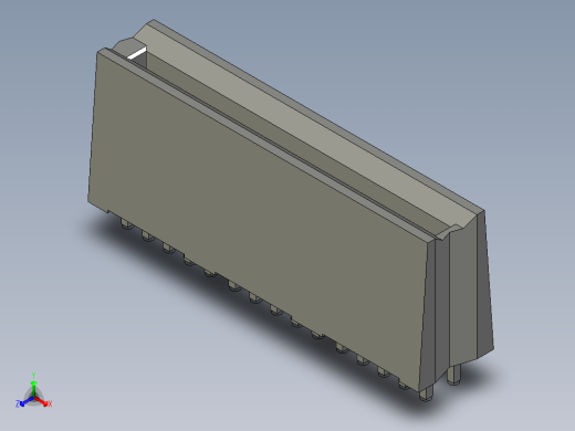 侧边卡连接器-457190008_stp