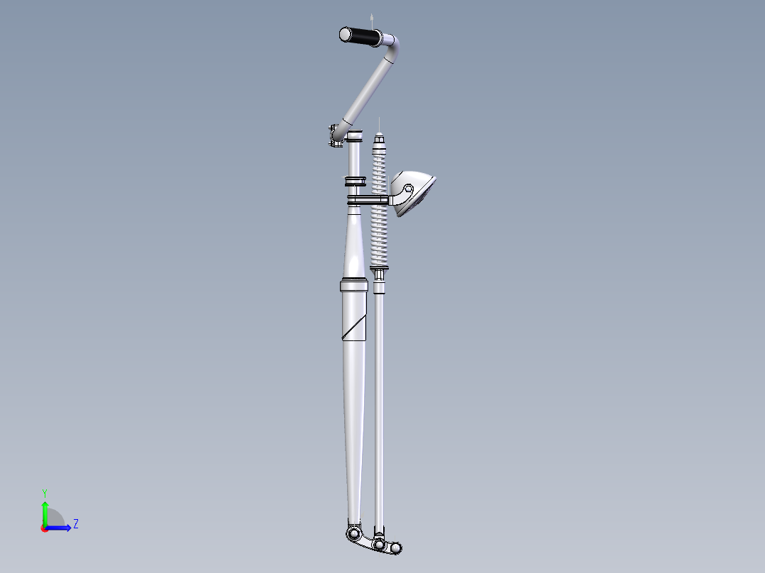 哈雷斯普林格前叉左视图