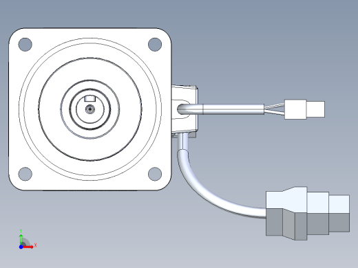 台达400W伺服电机ECMA-CX0804E7前视缩略图