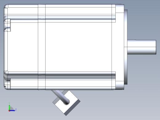 台达400W伺服电机ECMA-CX0804E7左视缩略图