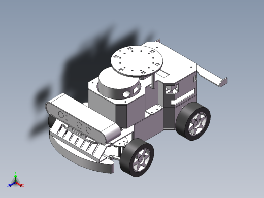 智能小车正等轴测缩略图