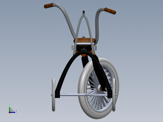 戴维森三轮车--sw左视缩略图