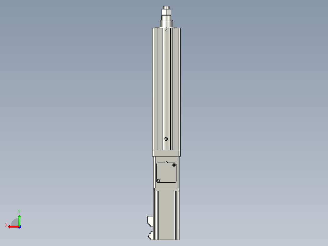 12VZ电动缸-VZ6-S150-BC后视图