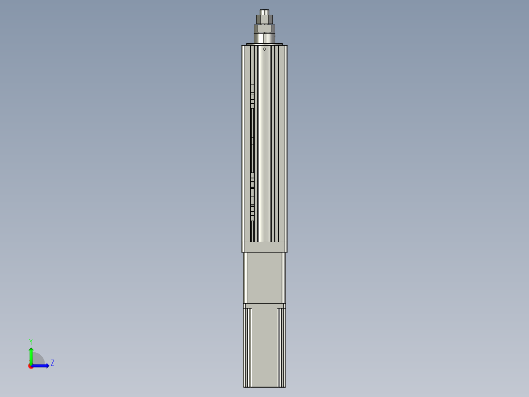 12VZ电动缸-VZ6-S150-BC左视图