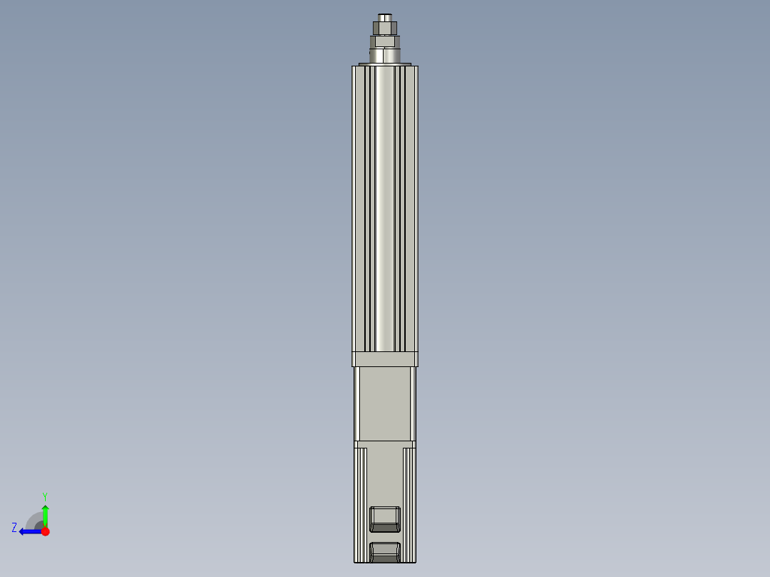 12VZ电动缸-VZ6-S150-BC右视图