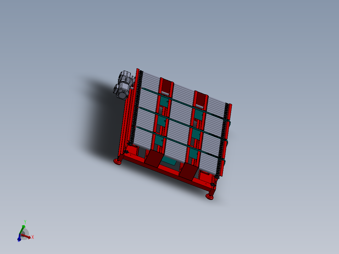 交叉传送链传送机